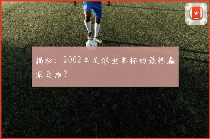 揭秘：2002年足球世界杯的最终赢家是谁？